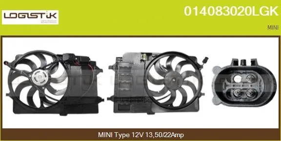 Electric Motor, radiator fan (014083020LGK)