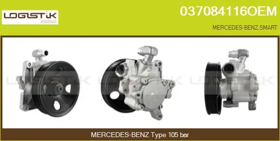 Hydraulic Pump, steering (037084116OEM)