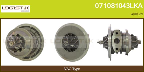 Core assembly, turbocharger (071081043LKA)