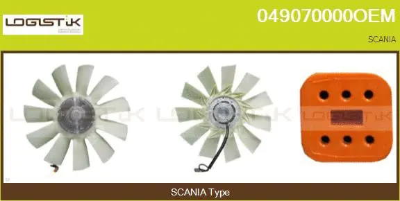 Clutch, radiator fan (049070000OEM)