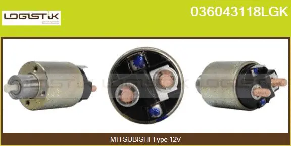 Solenoid Switch, starter (036043118LGK)