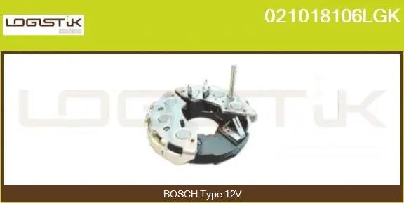 Rectifier, alternator (021018106LGK)