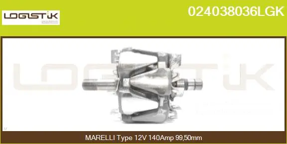 Rotor, alternator (024038036LGK)