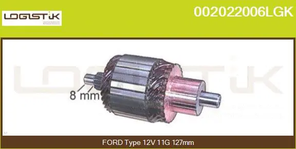 Armature, starter (002022006LGK)