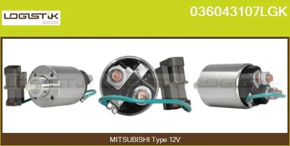 Solenoid Switch, starter (036043107LGK)