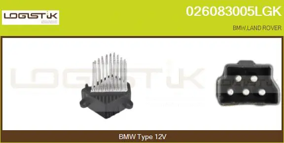 Resistor, interior blower (026083005LGK)