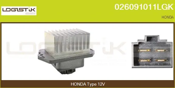 Resistor, interior blower (026091011LGK)