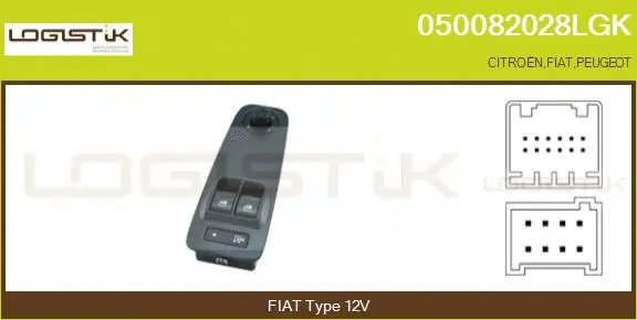 Switch, window regulator (050082028LGK)