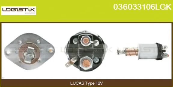 Solenoid Switch, starter (036033106LGK)