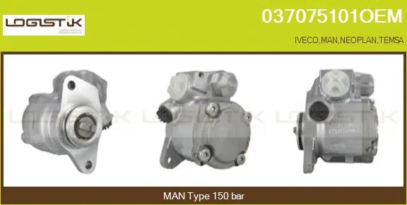 Hydraulic Pump, steering (037075101OEM)