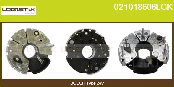 Rectifier, alternator (021018606LGK)