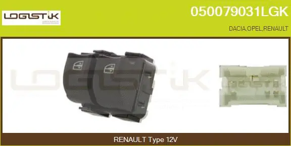 Switch, window regulator (050079031LGK)