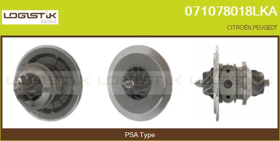 Core assembly, turbocharger (071078018LKA)