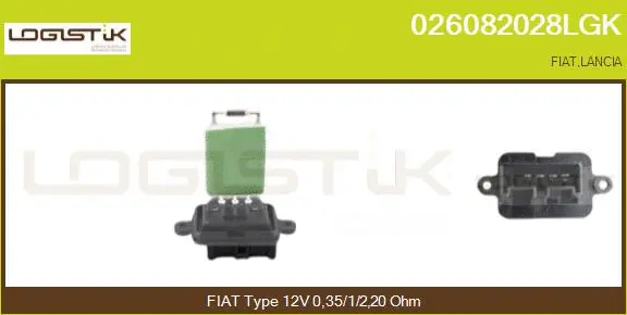 Resistor, interior blower (026082028LGK)