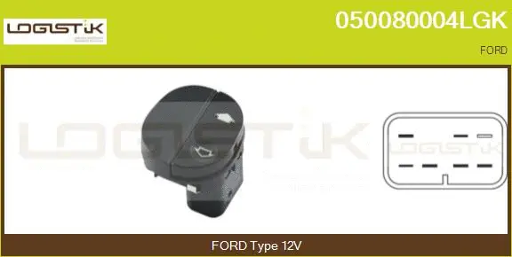 Switch, window regulator (050080004LGK)