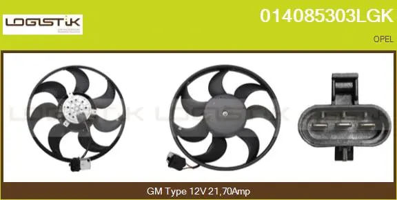 Fan, engine cooling (014085303LGK)