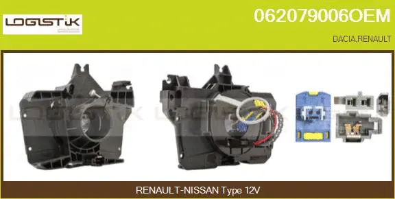 Clockspring, airbag (062079006OEM)