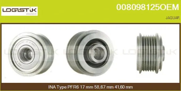 Belt Pulley, alternator (008098125OEM)