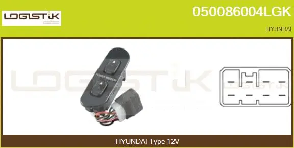 Switch, window regulator (050086004LGK)