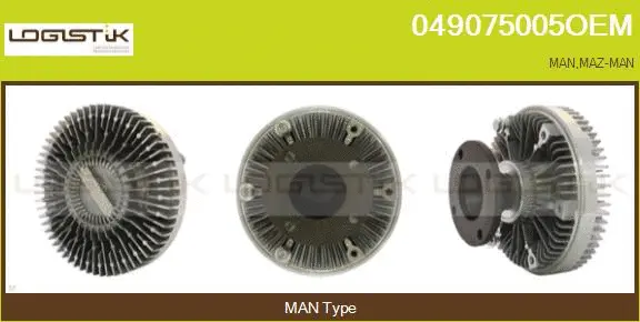 Clutch, radiator fan (049075005OEM)