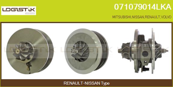 Core assembly, turbocharger (071079014LKA)