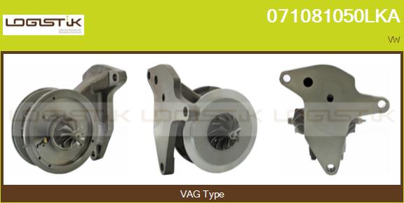 Core assembly, turbocharger (071081050LKA)