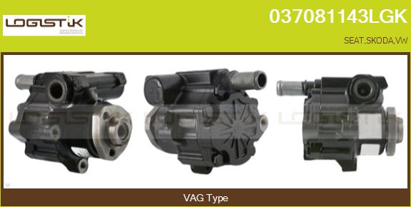 Hydraulic Pump, steering (037081143LGK)