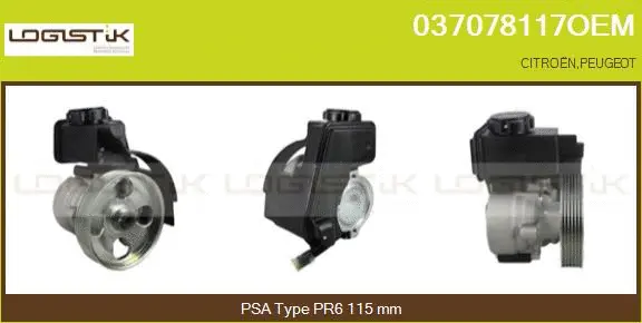 Hydraulic Pump, steering (037078117OEM)