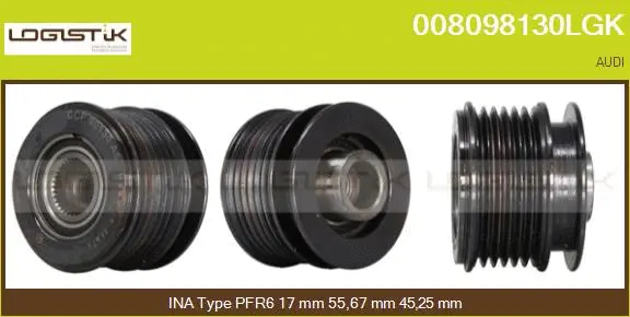 Belt Pulley, alternator (008098130LGK)