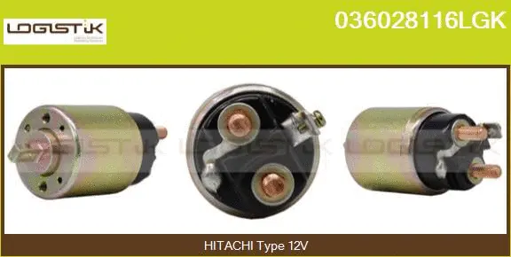 Solenoid Switch, starter (036028116LGK)