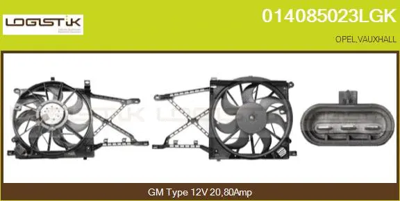 Electric Motor, radiator fan (014085023LGK)