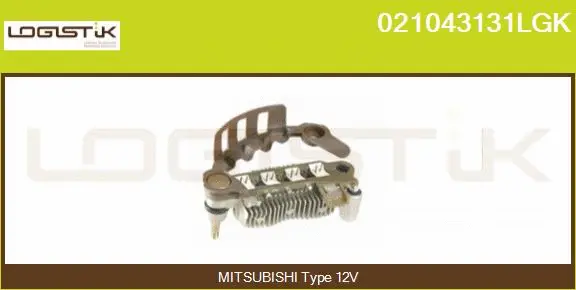 Rectifier, alternator (021043131LGK)