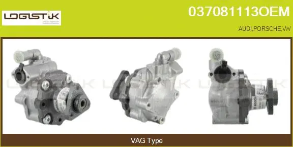 Hydraulic Pump, steering (037081113OEM)