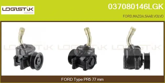 Hydraulic Pump, steering (037080146LGK)