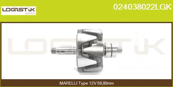 Rotor, alternator (024038022LGK)