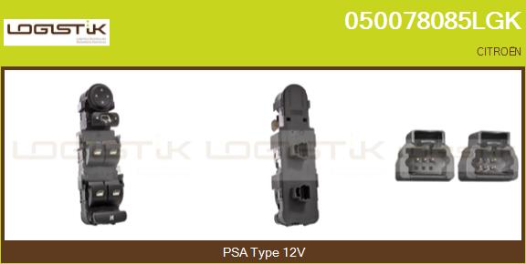 Switch, window regulator (050078085LGK)