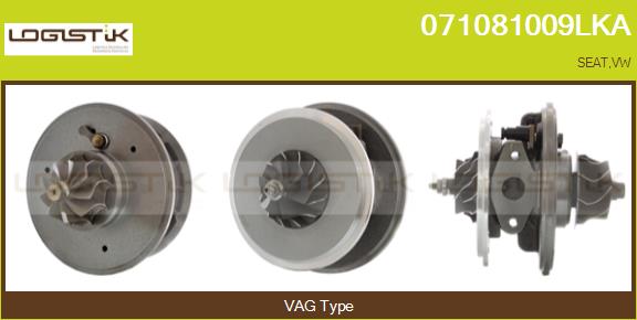 Core assembly, turbocharger (071081009LKA)