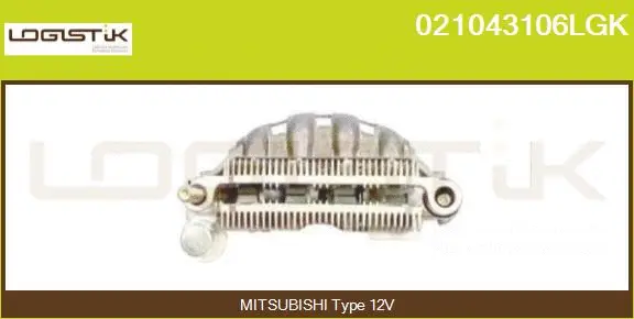 Rectifier, alternator (021043106LGK)