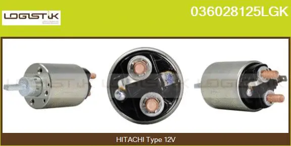 Solenoid Switch, starter (036028125LGK)