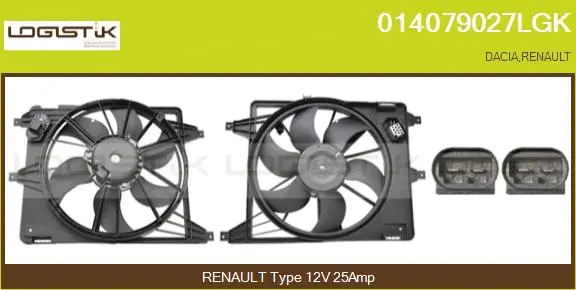 Electric Motor, radiator fan (014079027LGK)