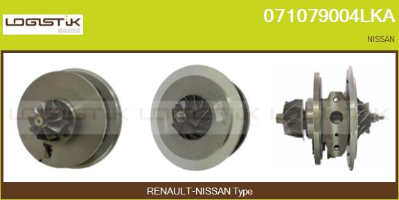 Core assembly, turbocharger (071079004LKA)