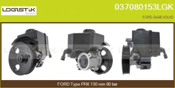 Hydraulic Pump, steering (037080153LGK)