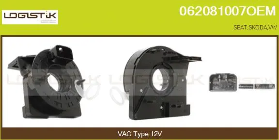 Clockspring, airbag (062081007OEM)