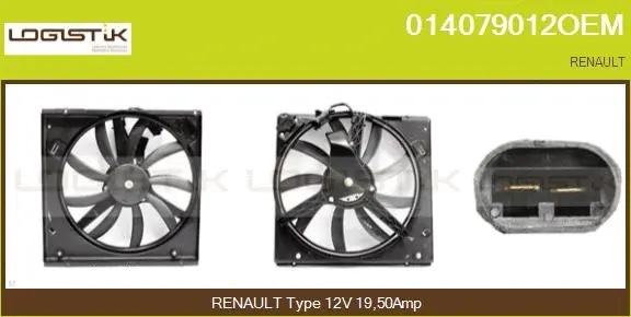 Electric Motor, radiator fan (014079012OEM)