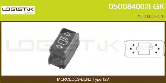 Switch, window regulator (050084002LGK)