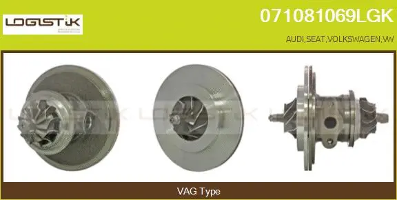 Core assembly, turbocharger (071081069LGK)