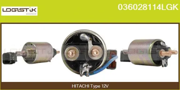 Solenoid Switch, starter (036028114LGK)