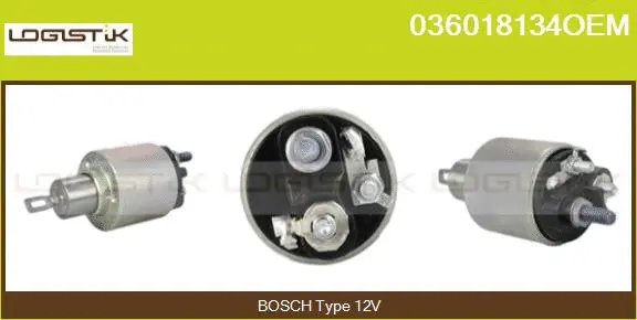 Solenoid Switch, starter (036018134OEM)