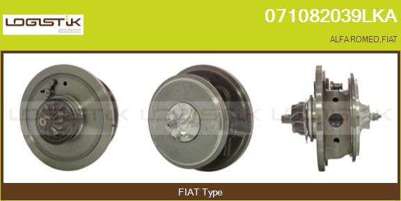 Core assembly, turbocharger (071082039LKA)