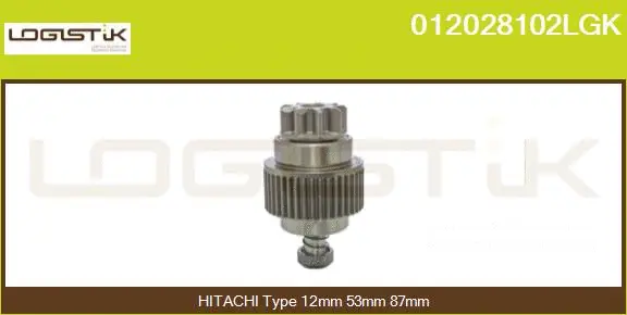 Pinion, starter (012028102LGK)